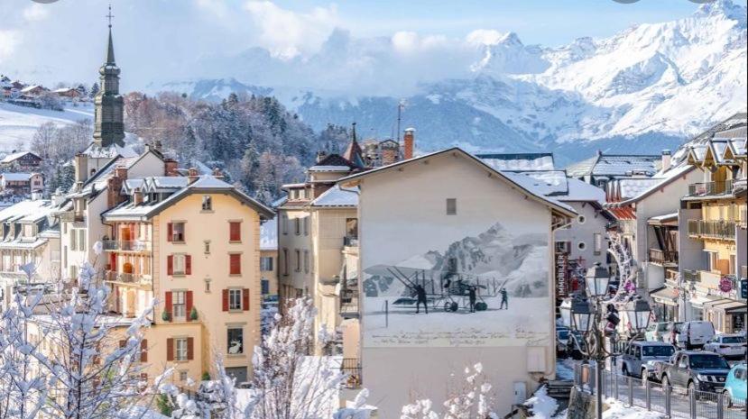 Elegant Historic Apartment Le Mont Joly - 3 Bed 2Bath View 80M2 Saint-Gervais-les-Bains Exteriér fotografie